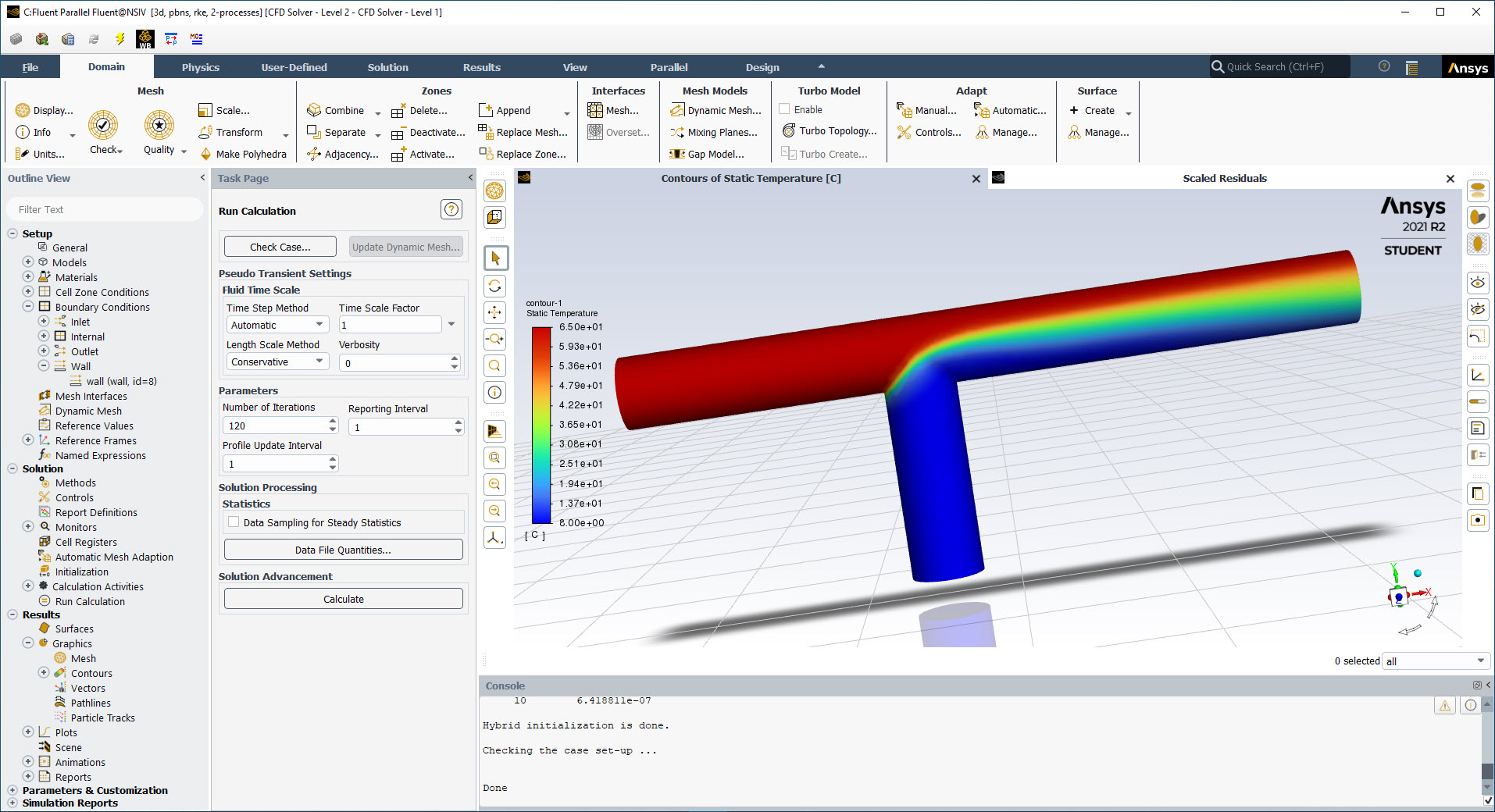 Imagen de simulación ANSYS Fluent