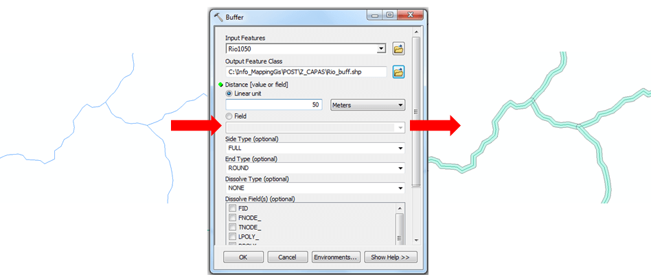 Herramienta de ArcGIS