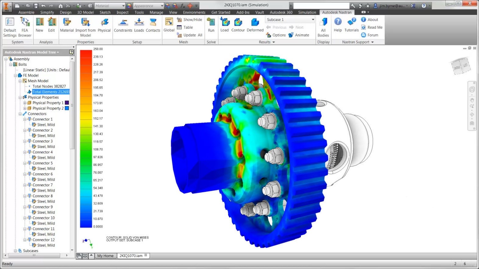 CAD con ANSYS en acción