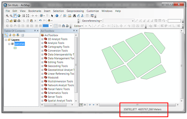 polígonos en ArcGIS