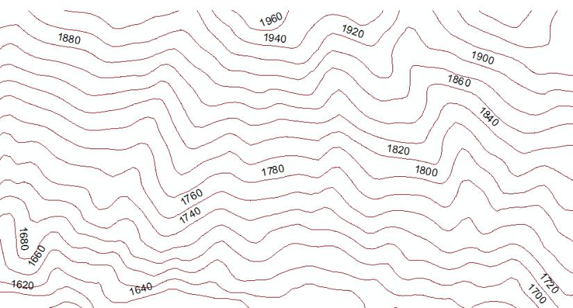 Curvas de nivel en ArcGIS