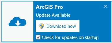 Proceso de actualización de ArcGIS