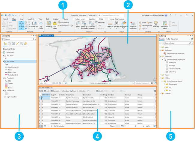 Atajos de teclado en ArcGIS