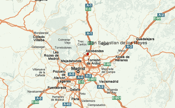 Mapa de San Sebastián de los Reyes