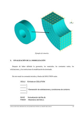 Asignación de valores numéricos en Ansys