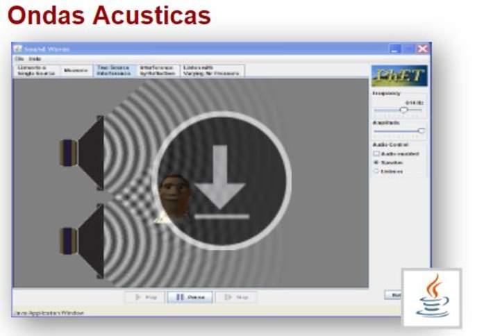 Onda acústica en simulación