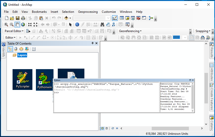 Funcionalidades de Python en ArcGIS