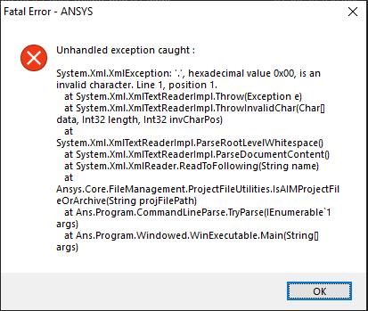 Solución al error Fatal de ANSYS