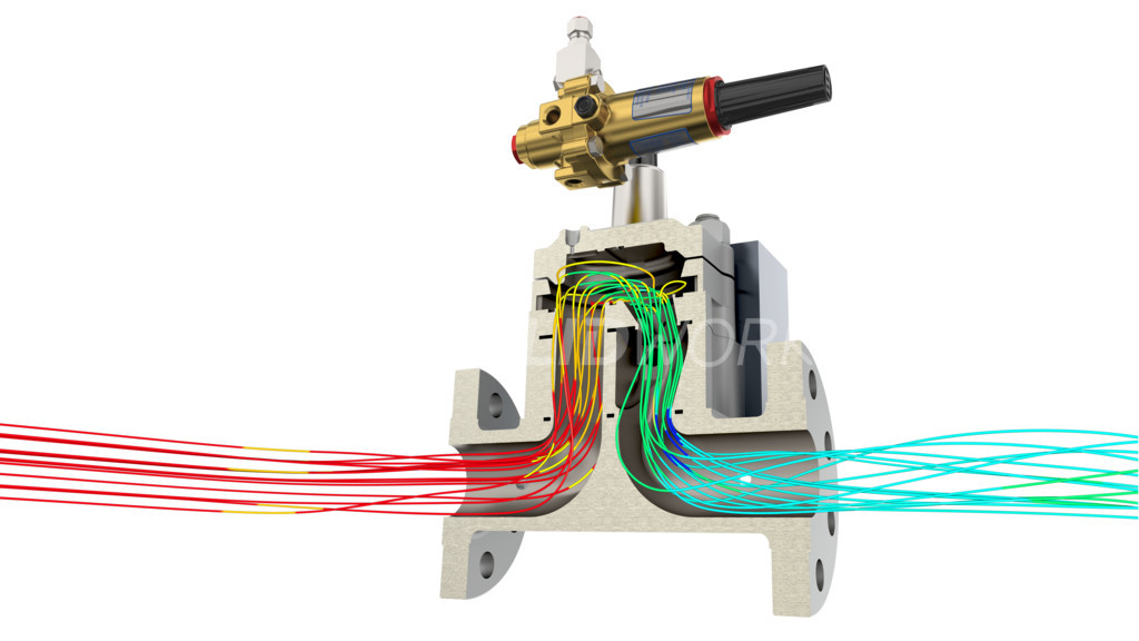 Resultados de simulación de fluidos