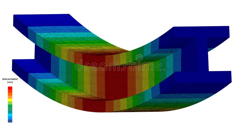 Modelo isométrico generado en Ansys