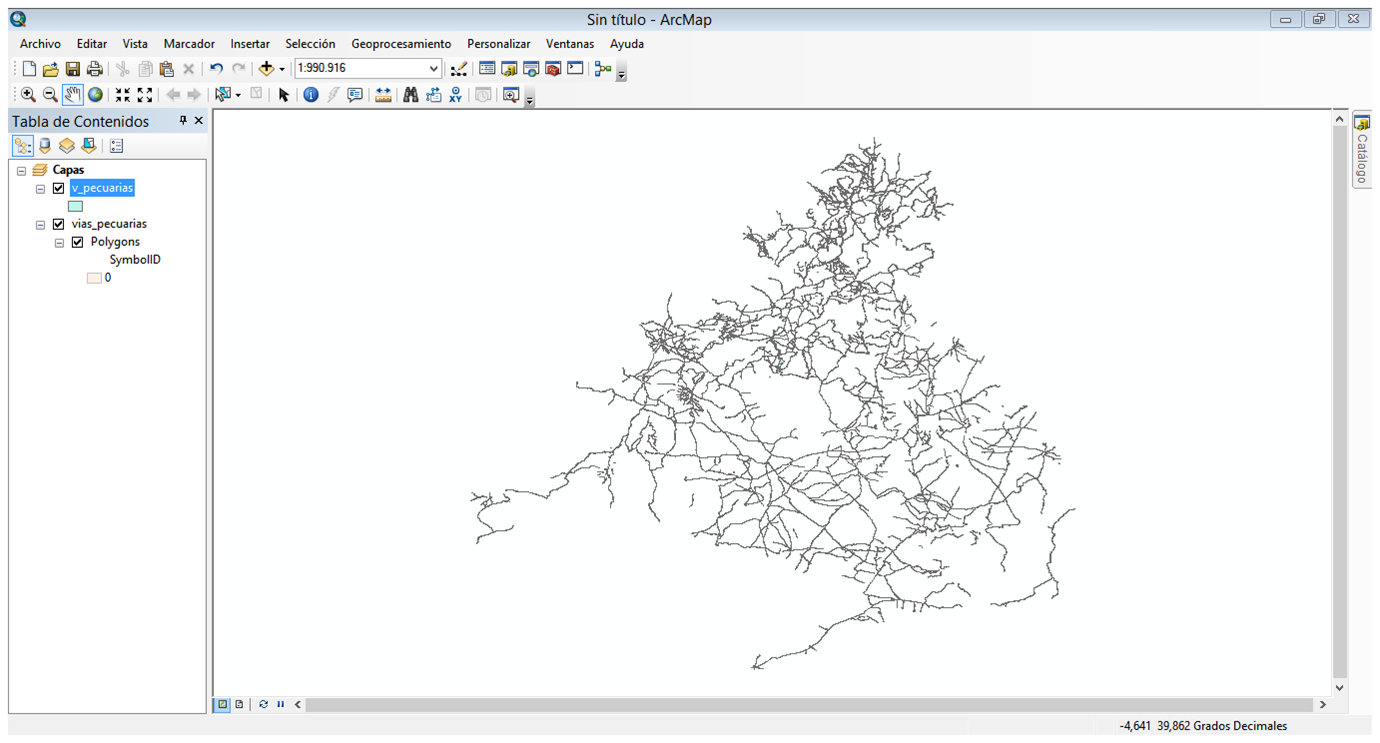 KMZ a capas en ArcGIS