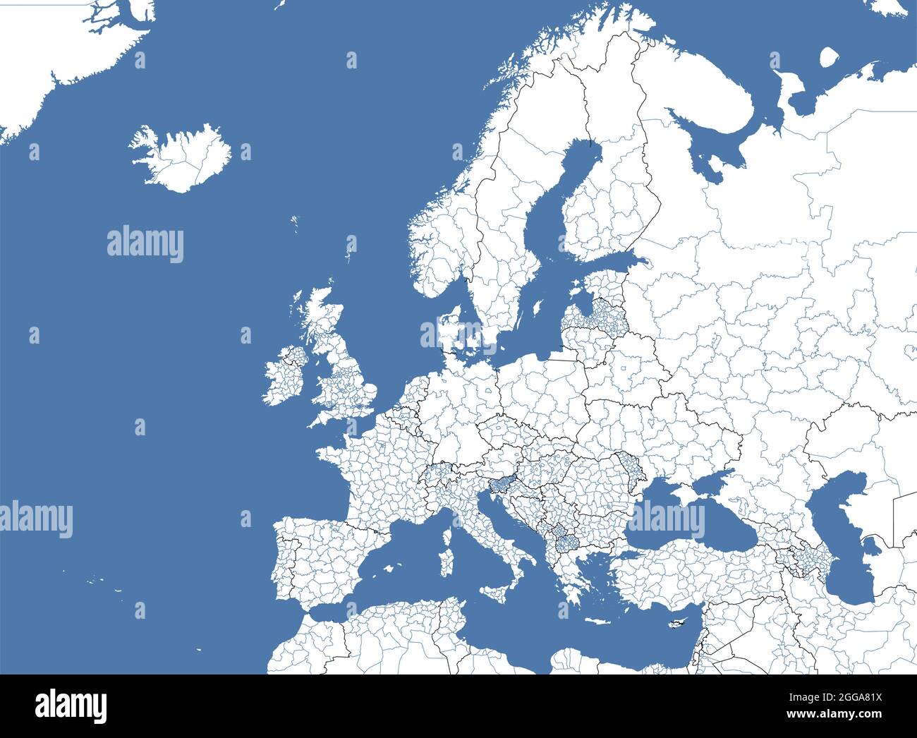 Mapa de polígonos divididos