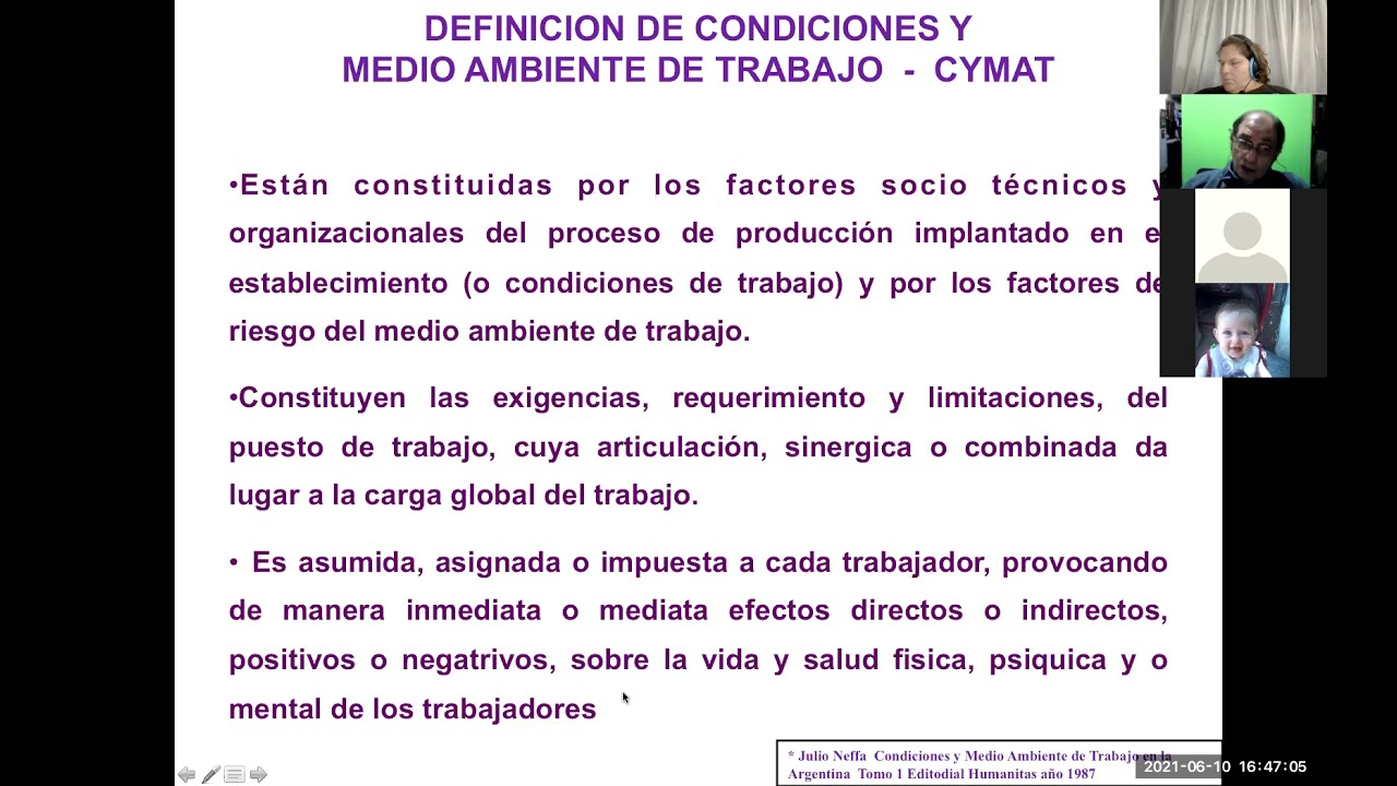 Proceso de establecimiento de condiciones