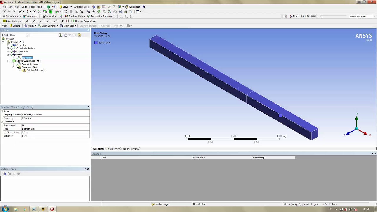 Ejes ocultos en ANSYS