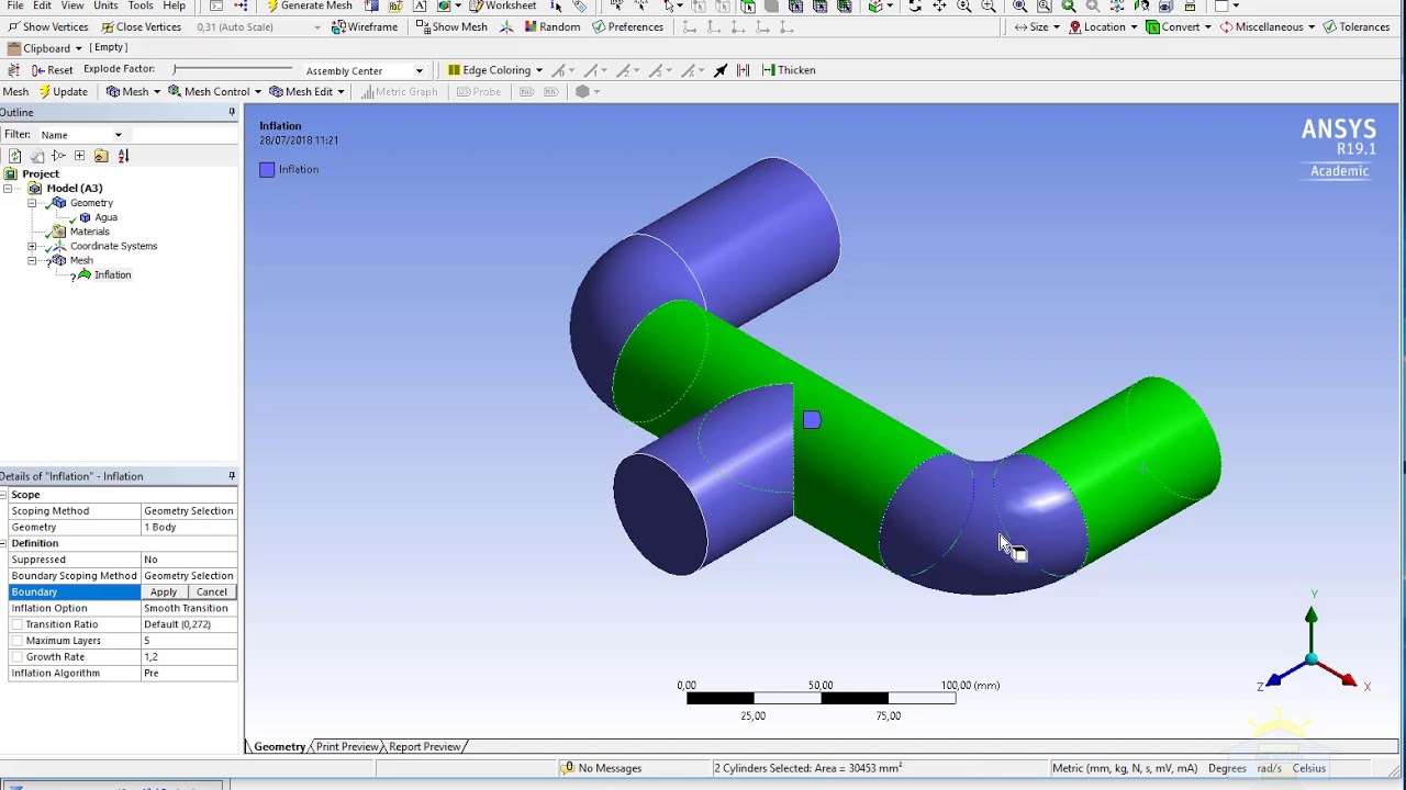 Simulación en ANSYS Fluent