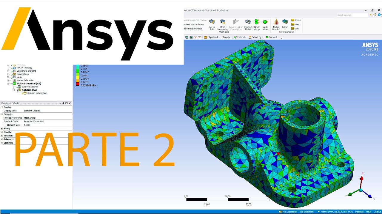 Mallado en ANSYS Workbench