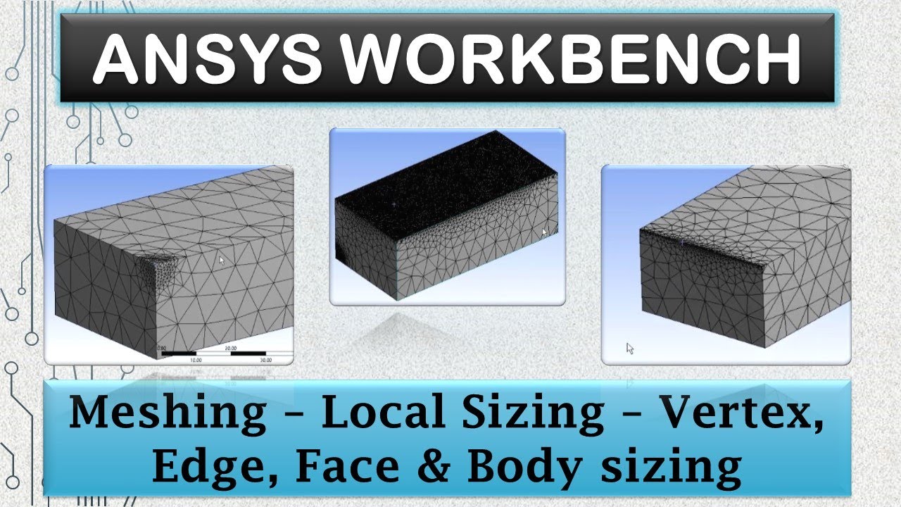 Diagrama de face sizing en ANSYS