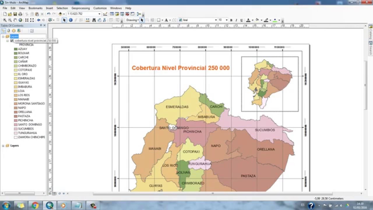 Coordenadas en ArcGIS 10