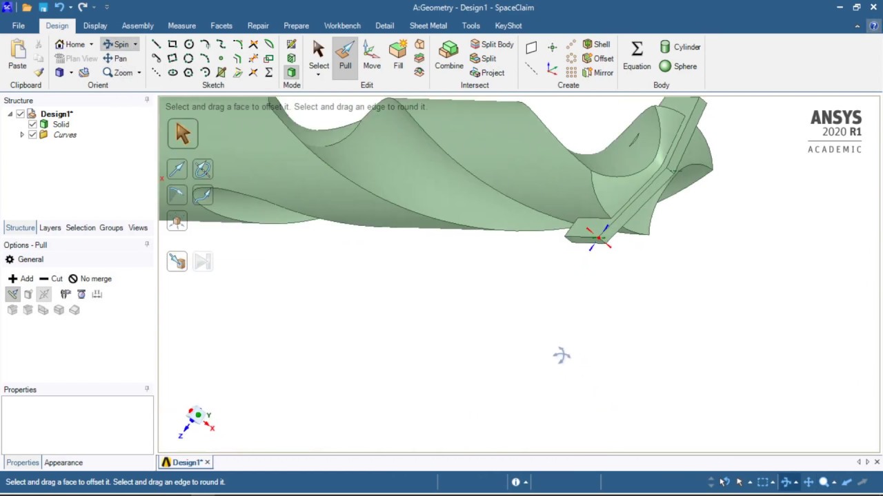 Matriz de flexión en ANSYS