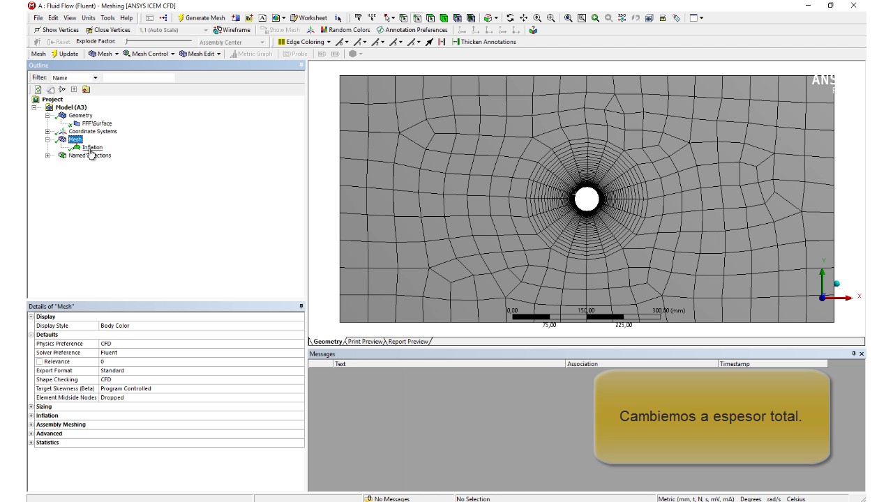 Mallado en ANSYS