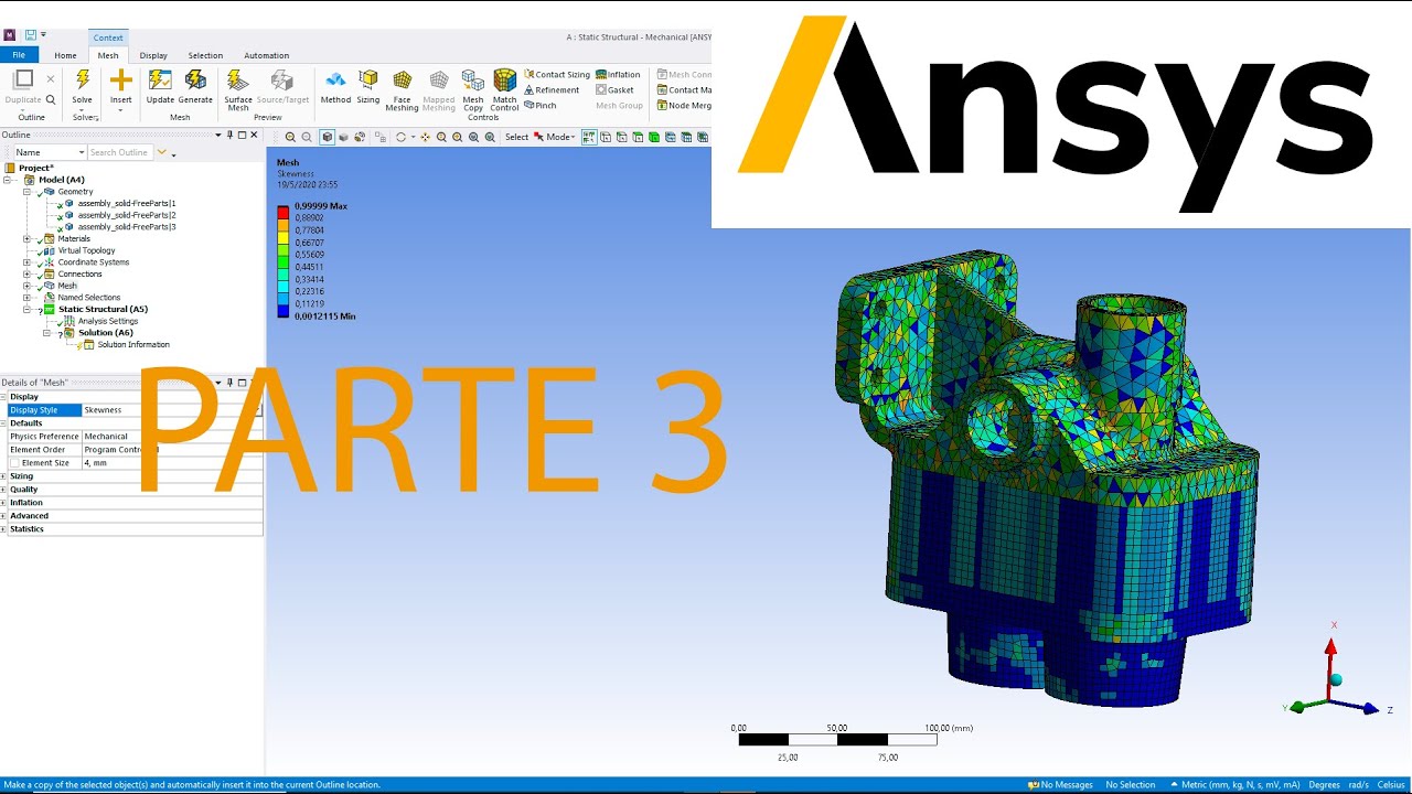 Herramientas de Mallado en ANSYS