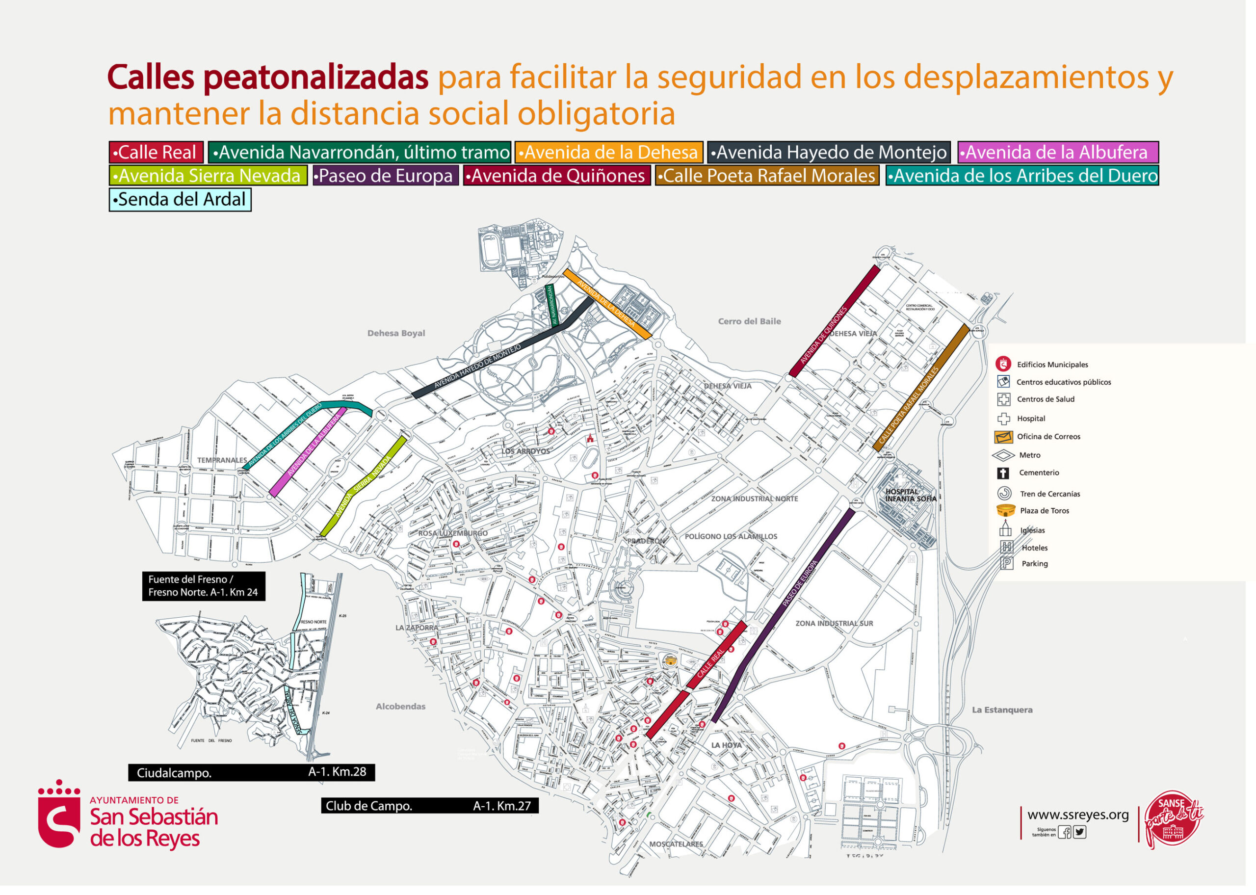 Mapa de San Sebastián de los Reyes