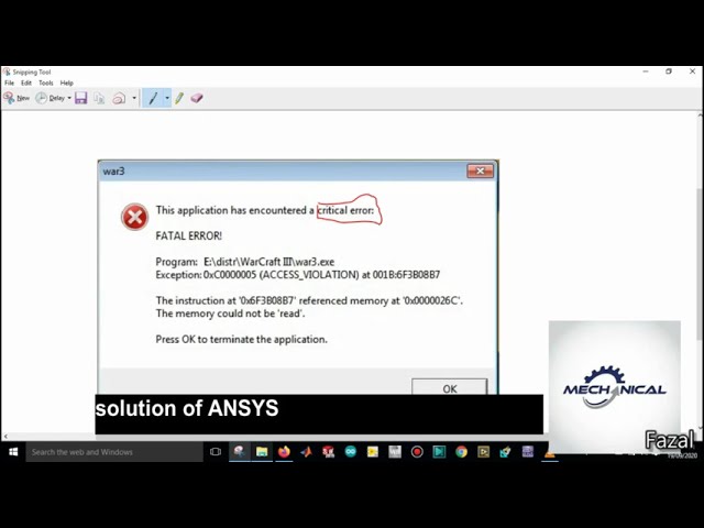 Solución ANSYS: evita errores fatales