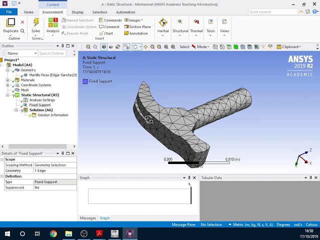 Simulación de choque en ANSYS